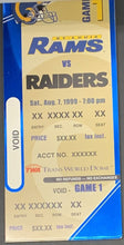 Load image into Gallery viewer, 1999 St. Louis Rams Full Promo Season Ticket Book Kurt Warner 1st Start NFL
