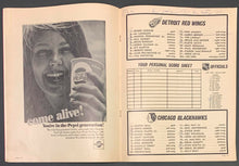 Load image into Gallery viewer, 1965 Detroit Olympia Game 1 Stanley Cup Semi-Final Program Red Wings NHL Hockey