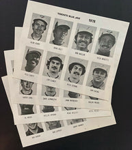 Load image into Gallery viewer, 1978 Toronto Blue Jays Team Issued Photo Lot x4 MLB Baseball Vintage