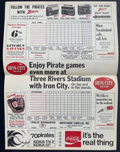 Load image into Gallery viewer, 1970 New York Mets vs Pittsburgh Pirates Program MLB Baseball Vintage Dock Ellis