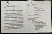 Load image into Gallery viewer, 1992 Garth Brooks The Chase Album Item Lot Brochure Press Release Bumper Sticker
