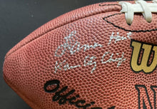 Load image into Gallery viewer, Lamar Hunt Signed Wilson NFL Football Auto Kansas City Chiefs inscribed Beckett