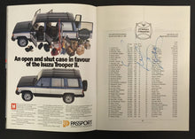 Load image into Gallery viewer, 1988 Proctor Silex Tennis Classic Autographed Program Connor Wilander Signed