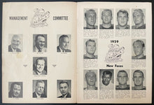 Load image into Gallery viewer, 1959 Toronto Argonauts Inter-Squad Game Exhibition Stadium Program CFL Vintage