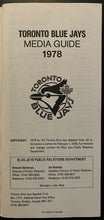 Load image into Gallery viewer, 1978 Toronto Blue Jays Second Season Television Radio Media Guide