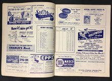 Load image into Gallery viewer, 1953 Olympia Stadium NHL Hockey Program Detroit Red Wings vs New York Rangers