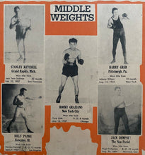 Load image into Gallery viewer, 1947 Boxing Poster World Champions And Past Greats Of The Prize Ring Vintage