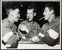 Load image into Gallery viewer, Gordie Howe & Alex Delvecchio Signed NHL Detroit Red Wings Photo Autographed JSA
