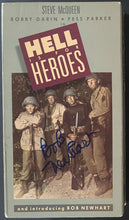 Load image into Gallery viewer, 1962 Hell Is For Heroes VHS + Sleeve Bob Newhart Autographed/ Signed Vintage