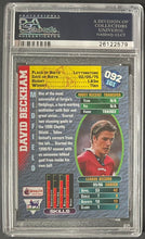 Load image into Gallery viewer, 1997 EPL Merlins David Beckham Premier Gold #92 PSA 8.5 NM-MT+ Soccer Card