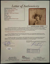 Load image into Gallery viewer, 1903 Sarah Bernhardt Autographed Cabinet Photo Very Rare Signed Antique JSA LOA