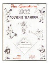Load image into Gallery viewer, 1966 MLB Baseball Washington Senators Souvenir Yearbook Texas Rangers Vintage