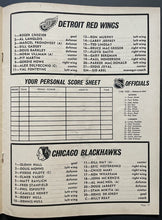 Load image into Gallery viewer, 1965 Detroit Olympia NHL Hockey Program Stanley Cup Semi-Final Playoffs Game 1