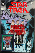 Load image into Gallery viewer, Feb 1990 Star Trek Comic Book + Matching Card Vintage