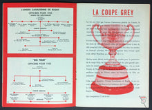 Load image into Gallery viewer, 1955 CFL Football Big Four Yearbook Media Guide French / English Vintage Argos