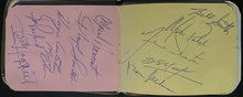Load image into Gallery viewer, 1960's NHL Hockey Multi Signed Autograph Book x63 Tim Horton HOFs Beckett LOA