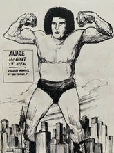 Load image into Gallery viewer, 1970s Vintage Andre The Giant Pro Wrestling Enterprises Poster