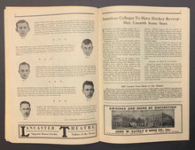 Load image into Gallery viewer, 1930-31 Philadelphia Quakers Boston Bruins NHL Hockey Program Eddie Shore Rare
