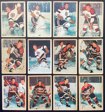 Load image into Gallery viewer, 1953/54 Parkhurst NHL Hockey Card Complete Full Set Graded x3 Beliveau Howe KSA
