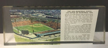 Load image into Gallery viewer, 1970 Montreal Expos Lucite Paperweight Team Photo With Names For Ticket Promo