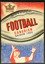 Load image into Gallery viewer, 1955 CFL Football Big Four Yearbook Media Guide French / English Vintage Argos