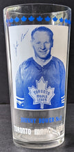 Load image into Gallery viewer, 1967/68 Johnny Bower YORK PEANUT BUTTER Glass NHL Hockey Original Vintage Leafs