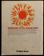Load image into Gallery viewer, 1973 NCAA Football Orange Bowl Game Program Nebraska vs Notre Dame Vintage