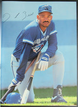 Load image into Gallery viewer, 1992 Toronto Blue Jays Yearbook MLB HOFER Roberto Alomar Autographed Cover JSA