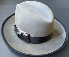 Load image into Gallery viewer, Frank Finnigan Worn Fedora 1993 Toronto Maple Leafs F. Lacombe Chapelier NHL