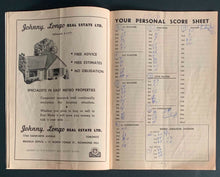 Load image into Gallery viewer, 1954 CNE Stock Car Racing Program Autographed x6 Drivers Cover + Inside Pages