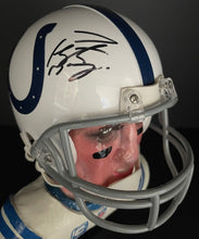 Load image into Gallery viewer, Peyton Manning Autographed Colts Mini Helmet + Bust Signed NFL Football Fanatics