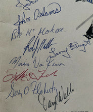 Load image into Gallery viewer, 1974 Signed Conacher Dinner Program Autographed 27 Jockeys + Racing Figures