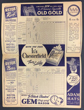 Load image into Gallery viewer, 1941 Polo Grounds MLB Baseball Program New York Giants vs Brooklyn Dodgers VTG