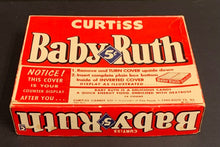 Load image into Gallery viewer, Vintage 1953 Curtiss Candy Bar Baby Ruth Cardboard Store Display Box