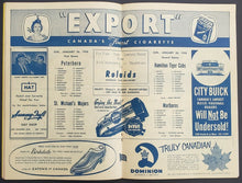 Load image into Gallery viewer, 1958 OHA Major Junior A Doubleheader Program Peterboro vs St Micheal's Major