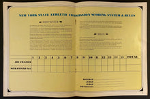 Load image into Gallery viewer, 1971 Vintage Boxing Program Muhammad Ali Cassius Clay v Joe Frazier MSG New York