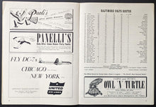 Load image into Gallery viewer, 1956 Baltimore Colts vs. San Francisco 49ers Vintage Football Program Unitas NFL