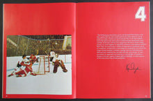 Load image into Gallery viewer, 1973 McDonald's Promotion Program Let's Play Better Hockey With Ken Dryden Book