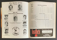 Load image into Gallery viewer, 1979 WHA All Star Hockey Game Program Edmonton USSR Moscow Dynamo Howe Gretzky