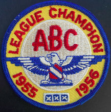 Load image into Gallery viewer, American Bowling Congress 1955-56 League Champions Patch Embroidered Crest