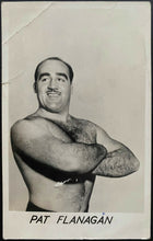 Load image into Gallery viewer, 1940's Pat Flanagan Real Photo Postcard Canadian Wrestler The Irish Tornado RPPC