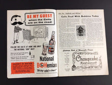 Load image into Gallery viewer, 1955 NFL Program Baltimore Memorial Stadium Washington Redskins vs Colts