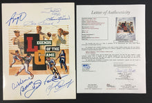 Load image into Gallery viewer, 1990 Legends Of The Game Multi Signed Folder 8 Autographs Rice Kaline Hull JSA