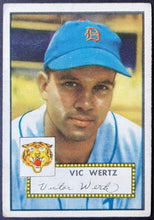 Load image into Gallery viewer, 1952 Topps Baseball Vic Wertz #244 Detroit Tigers MLB Card Vintage