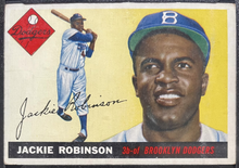 Load image into Gallery viewer, 1955 Topps Jackie Robinson #50 Brooklyn Dodgers MLB Card KSA VGA 4