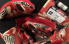 Load image into Gallery viewer, 2022 Matthew Tkachuk Game Worn Sherwood Code V Hockey Gloves Calgary Flames NHL
