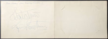 Load image into Gallery viewer, 1961 Louis Armstrong Autographed Fold Out Card Satchmo Signed Musician LOA JSA