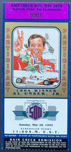 Load image into Gallery viewer, 1995 Indy 500 Ticket + Parking Pass Indianapolis Motor Speedway Al Unser Jr.