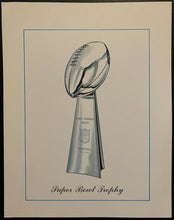Load image into Gallery viewer, Rare 1970s Full Set 12 Sports Championship Trophy Prints Stanley Cup, Lombardi