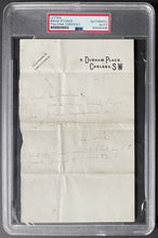 Load image into Gallery viewer, 1908 Bram Stoker Hand-Written Signed Letter From Personal Residence PSA/DNA Auth
